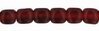 Cristal Checo - Cubo - 4mm - Ruby (50 Uds.)
