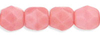 Cristal Checo - Facetada - 4mm - Pink Coral (50 Uds.)