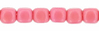 Cristal Checo - Cubo - 4mm - Opaque Pink (50 Uds.)