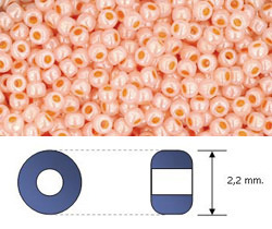 Toho - Rocalla - 11/0 - Ceylon Apricot (10 gramos)