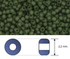 Toho - Rocalla - 11/0 - Transparent Frosted Olivine (10 gramos)