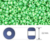 Toho - Rocalla - 11/0 - Opaque Rainbow Mint Green (10 gramos)