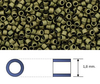 Toho - Treasure - 11/0 - Matte Color Dark Olive (5 gramos)