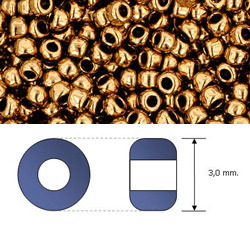 Toho - Rocalla - 8/0 - Bronze (10 gramos)