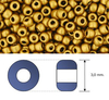 Toho - Rocalla - 8/0 - Hybrid Galvanized Goldenrod (10 gramos)