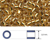 Miyuki - Delica - 11/0 - 24Kt Gold Lined Crystal (5 gramos)