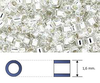 Miyuki - Delica - 11/0 - Silver Lined Crystal (5 gramos)