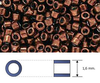 Miyuki - Delica - 11/0 - Galvanized Tarnished Copper (5 gramos)