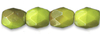 Cristal Checo - Facetada - 4mm - Opaque Olive Jade Celsian (50 Uds.)