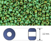 Toho - Rocalla - 11/0 - Hybrid Turquoise Picasso (10 gramos)