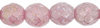 Cristal Checo - Facetada - 8mm - Luster Stone Pink (25 Uds.)