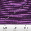 Textil - Soutache-Rayón - 3mm - Dark Purple (Morado Oscuro) (2 metros)