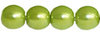 Cristal Checo - Bola - 4mm - Pearl Olive (50 Uds.)