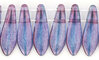 Cristal Checo - Daga 2 Hole - 5/16mm - Luster Transparent Amethyst (25 Uds.)