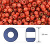 Toho - Rocalla - 8/0 - Permanent Finish - Silver-Lined Milky Pomegranate (10 gramos)