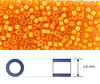 Toho - Treasure - 11/0 - Inside Color Jonquil & Opaque Yellow Lined (5 gramos)