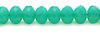 Cristal Checo - Gemstone Donut - 6x9 mm - Opal Green Turquoise (12 Uds.)