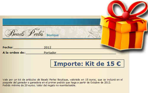 Cheque Regalo - Kit Premio - 15 euros