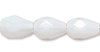 Cristal Checo - Pera - 10x7mm - Opal White (10 Uds.)