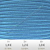 Textil - Soutache-Rayón - 3mm - Turquoise (Turquesa) (2 metros)