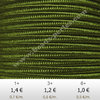 Textil - Soutache-Rayón - 3mm - Dark Olivine (Verde Oliva Oscuro) (2 metros)