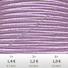 Textil - Soutache-Rayón - 3mm - Pale Lilac (Lila Pálido) (2 metros)