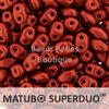 Cristal Checo - Superduo - 2,5x5mm - Lava Red (10 gr.)