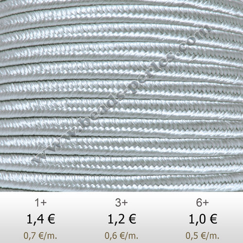 Textil - Soutache-Rayón - 3mm - Ice Blue (Hielo) (2 metros)