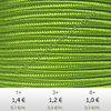 Textil - Soutache-Rayón - 3mm - Lime (Lima) (2 metros)
