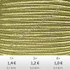 Textil - Soutache-Rayón - 3mm - Pale Gold (Oro Pálido) (2 metros)