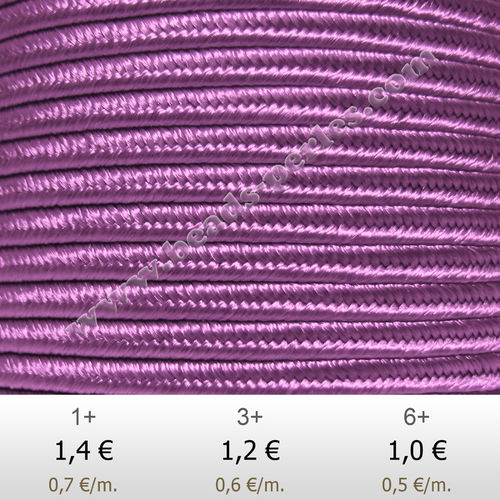 Textil - Soutache-Rayón - 3mm - Magenta (Magenta) (2 metros)