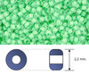 Toho - Rocalla - 11/0 - Inside-Color Crystal/Neon Sea Foam Lined (10 gramos)