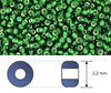 Toho - Rocalla - 11/0 - Silver-Lined Green Emerald (10 gramos)