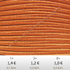 Textil - Soutache-Rayón - 3mm - Cadmium Orange (Naranja Cadmio) (2 metros)