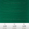 Textil - Soutache-Poliester - 3mm - Jade (Jade) (2 metros)
