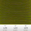 Textil - Soutache-Poliester - 3mm - Olivine (Verde Oliva) (2 metros)