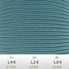 Textil - Soutache-Poliester - 3mm - Blue Storm (Azul Tormenta) (2 metros)