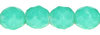Cristal Checo - Facetada - 6mm - Opal Green Turquoise (25 Uds.)