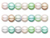 Cristal Checo - Bola - 4mm - Pastel Pearl Mix (50 Uds.)