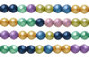 Cristal Checo - Bola - 6mm - Satin Mix (25 Uds.)