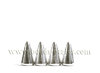 Cristal Checo - Spike - 5x8mm - Antique Silver (20 Uds.)