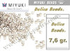 DB0035 - Miyuki - Delica - 11/0 - Galvanized Silver (bolsa de 7,6 gr.)