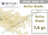 DB0203 - Miyuki - Delica - 11/0 - Opaque Cream Ceylon (bolsa de 7,6 gr.)
