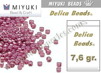 DB0253 - Miyuki - Delica - 11/0 - Opaque Orchid Luster (tubo de 7,6 gr.)