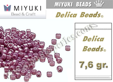 DB0265 - Miyuki - Delica - 11/0 - Opaque Mauve Luster (bolsa de 7,6 gr.)