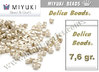 DB0335 - Miyuki - Delica - 11/0 - Matte Metallic Silver (bolsa de 7,6 gr.)