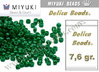 DB0656 - Miyuki - Delica - 11/0 - Opaque Jade Green (bolsa de 7,6 gr.)