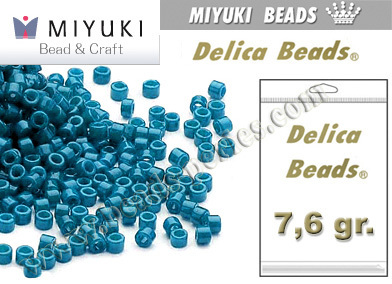 DB0659 - Miyuki - Delica - 11/0 - Opaque Blue Turquoise (bolsa de 7,6 gr.)