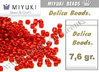 DB0723 - Miyuki - Delica - 11/0 - Opaque Red (bolsa de 7,6 gr.)