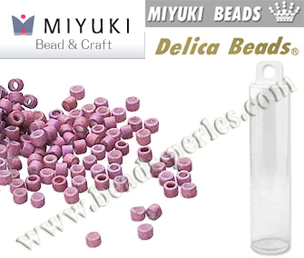 DB1066 - Miyuki - Delica - 11/0 - Matte Metallic Heather Gold Iris (tubo de 7,6 gr.)